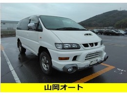 三菱 デリカスペースギア 2.8 シャモニー ハイルーフ ディーゼルターボ 4WD 寒冷地仕様車 CAT ABS アルミ ナビ ETC 8人