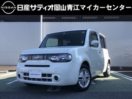 日産 キューブ 1.5 15X インディゴ ＋プラズマ 社外ナビ　オートエアコン(ホワイトパール)