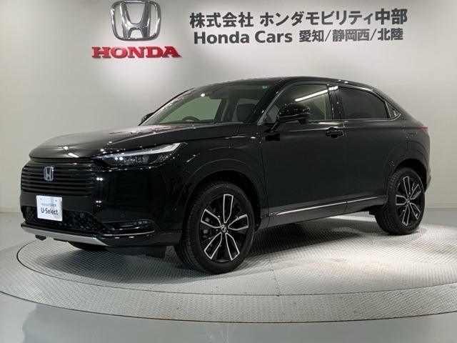 全国納車可 第三者機関証明書付 H SENSING 新車保証 試乗禁煙車 ワンオ-ナ- ナビVXU-245VZI TV Rカメラ CD録音 BTオ-ディオ DVD装備のヴェゼル e:HEV Z入庫！