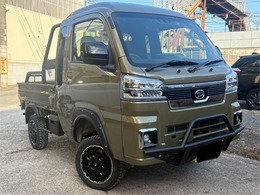 ダイハツ ハイゼットトラック 660 ジャンボ エクストラ 3方開 4WD リフトUP　ラックタワーバー　DA　Bカメラ