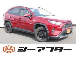 トヨタ RAV4 2.5 ハイブリッド G E-Four 4WD 雹害ナビBカメラヒータ付黒革前後ドラレコ