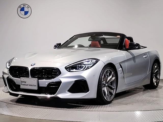 BMW Z4 M40i グレイシャーシルバー☆後期エンジン☆マグマレッドレザーシート☆ハーマンカードンスピーカー☆シートヒーター☆ヘッドアップディスプレイ☆純正19インチアロイホイール