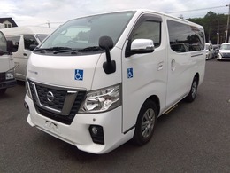 日産 NV350キャラバンワゴン 2.5 ライダー GX ロングボディ 低床 送迎仕様　左オートステップ　10人乗り