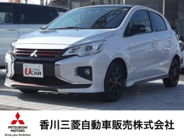 三菱 ミラージュ 1.2 ブラック エディション フルエアロ　純正ナビTVドラレコ　Bカメラ