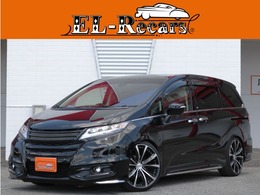 ホンダ オデッセイ 2.4 アブソルート EX リアエンタ HKS車高調 外20inAW・グリル