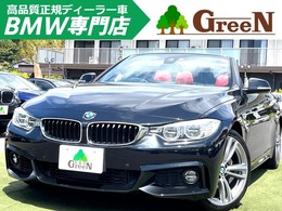 BMW 4シリーズカブリオレ 435i Mスポーツ 走行3.6万キロレッド本革HUDACC地デジ19AW