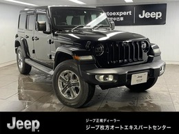 ジープ ラングラー アンリミテッド サハラ 3.6L 4WD 1オナ革シ-トヒ-タ-Carplay純ナビフルセグ