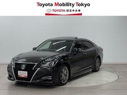 トヨタ クラウンアスリート ハイブリッド 2.5 S 衝突軽減 サンルーフ 本革 前後ドラレコ