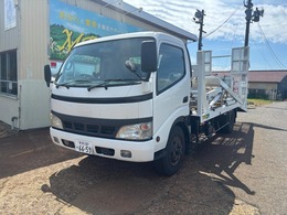 日野自動車 デュトロ 2台積みキャリアカー　4.0ターボ MT　ETC　積載3.5t　ラジコン 油圧リアゲー