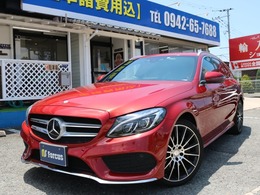 メルセデス・ベンツ Cクラスワゴン C250 スポーツ レーダーセーフティ/赤革/AMG19インチ/