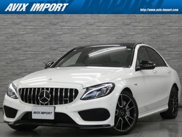 メルセデスAMG Cクラス C43 4マチック 4WD 弊社買取 EXC-P PSR 黒革 TV ACC Burmester