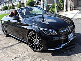 メルセデス・ベンツ Cクラスカブリオレ C300 スポーツ 赤幌赤革シートセーフティパケージ