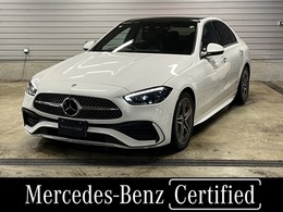 メルセデス・ベンツ Cクラス C200 4マチック アバンギャルド AMGラインパッケージ (ISG搭載モデル) 4WD MP202302 認定中古車　オパリスホワイト