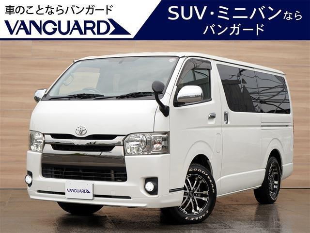 特別仕様車のハイエースバン【スーパーGL　ダークプライム】が入庫☆TRDフロントスポイラー☆ZERObreak製16インチAW☆バックモニターセット☆パナソニック製SDナビTV等装備豊富な一台です☆