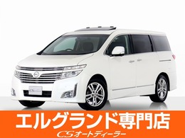 日産 エルグランド 3.5 350ハイウェイスター プレミアム 禁煙車/茶本革/サンルーフ/新品タイヤ