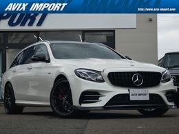 メルセデスAMG Eクラスワゴン E53 4マチックプラス (ISG搭載モデル) 4WD EXC-PKG パノラマ 黒革 社外グリル AMG20AW