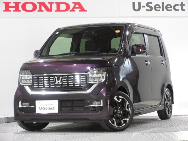 ワンオーナー車のN-WGNカスタム  （L・ターボホンダセンシング）が入庫です。当社で下取りしたお車になります。こちらは1年の保証付！延長保証もお付けすることが出来ます。