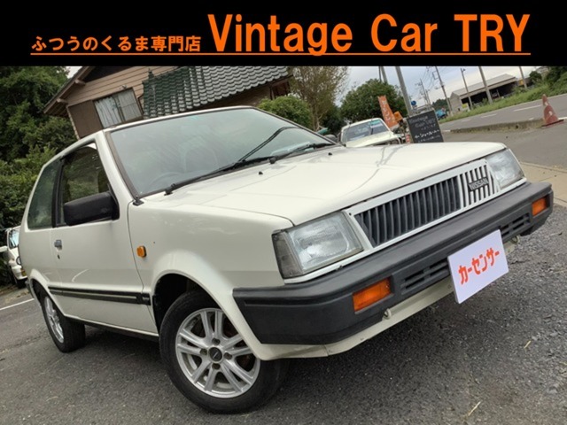 希少中期型！オリジナル度高いモデルが残っていました。内装も程度良好！樹脂バンパーのシンプルな中に、ブラウン内装。80年テイストがしっかり残る1台です！初代マーチ・Be-1は入荷6台目！しっかり整備してお渡し！