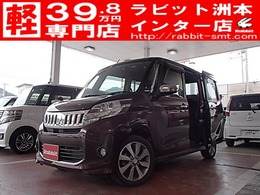 三菱 eKスペース 660 カスタム T ターボ　ナビTV　両パワスラ・スマートキー