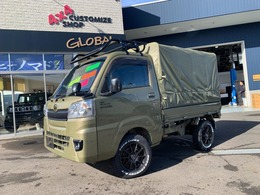 ダイハツ ハイゼットトラック 660 エクストラ SAIIIt 3方開 4WD リフトアップ　GLOBALアゲトラ