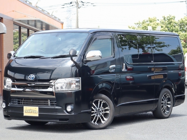 買取直販車　8人乗り　ハイエースV　スーパーGL　ダークプライム入庫♪