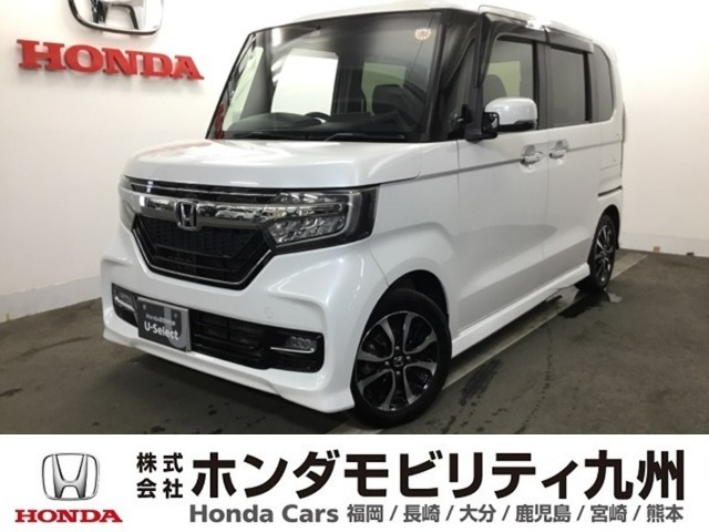 N-BOXカスタムG・Lホンダセンシングが入庫しました。人気の軽自動車　ホンダのNシリーズ。　装備も充実、お買い得の一台です。