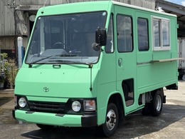 トヨタ クイックデリバリー キッチンカー仕様キャンピングカー 200LタンクX2格納Wシンクキッチン