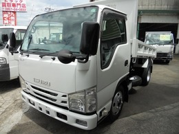 いすゞ エルフ . 1.9t　全低床ダンプ　左電格ミラー