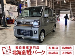 スズキ エブリイワゴン 660 PZターボ 4WD 届出済み未使用車　電動スライド　4WD