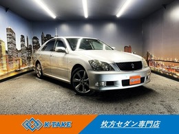 トヨタ クラウンアスリート 2.5 プレミアムエディション 禁煙車 後期型 純正HDDナビ クルコン ETC