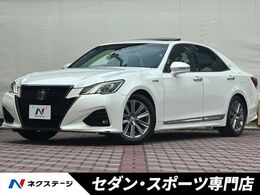 トヨタ クラウンアスリート ハイブリッド 2.5 S Jフロンティア リミテッド ムーンルーフ　禁煙車　黒革　スマートキー