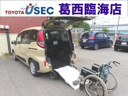 トヨタ シエンタ 1.5 X ウェルキャブ 車いす仕様車 タイプI 助手席側セカンドシート無 TSS　オーディオレス　キーレス　LED