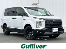 三菱 デリカD：5 2.2 シャモニー 電動サイドステップ非装着車 ディーゼルターボ 4WD 登録済未使用車 ALPINE11型ナビ AIPINE12.8