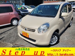 トヨタ パッソ 1.0 X クツロギ 2年保証付 純正ナビ 社外AW 記録簿全部有