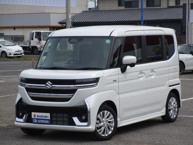 スペーシアカスタム　HYBRID　GS スズキセーフティサポート装着車！！