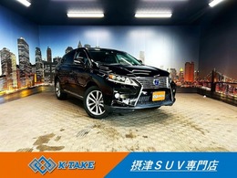 レクサス RXハイブリッド 450h バージョンL 禁煙車　後期型　黒本革　純正HDDナビ