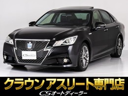 トヨタ クラウンアスリート ハイブリッド 2.5 S 禁煙車/サンルーフ/黒革/OP18AW/新品タイヤ