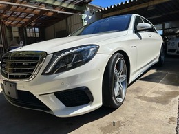 メルセデスAMG Sクラス S63 4マチックロング 白内装/ブルメスターハイエンド/ショ-ファ-