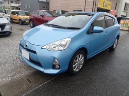 トヨタ アクア 1.5 G ブラックソフトレザーセレクション 純正ナビ・TV・ETC・バックカメラ