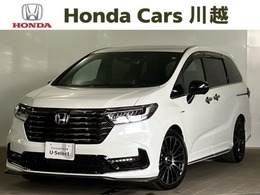 ホンダ オデッセイ 2.0 e:HEV アブソルート EX ブラックエディション 無限19インチアルミ　純正メモリーナビ　純
