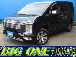 三菱 デリカD：5 2.2 P ディーゼルターボ 4WD 純正10.1型メモリナビ　CD/DVD再生