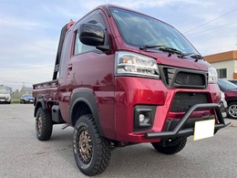 ダイハツ ハイゼットトラック 660 ジャンボ エクストラ 3方開 4WD 4WD　　社外ターボ　リフトアップ