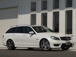 AMG Cクラスワゴン C63 AMG・サンルーフ・黒革・プッシュスタート