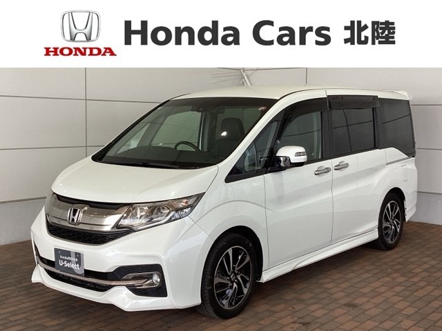 全国納車可 第三者機関証明書付 Honda SENSING 1年保証 ナビVXM-164VFXi フルセグ Rカメラ DVD装備のステップワゴンスパーダ クールスピリットアドバンスパッケージβ入庫！