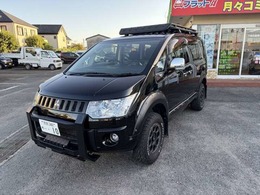 三菱 デリカD：5 2.2 D プレミアム ディーゼルターボ 4WD リフトアップ　ルーフキャリア装備　内装フ