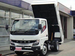 三菱ふそう キャンター 3.0 強化ダンプ 全低床 ディーゼルターボ LEDライト　フォグランプ　左電動ミラー