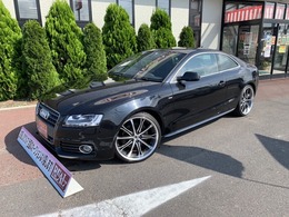 アウディ A5 2.0 TFSI クワトロ Sラインパッケージ 4WD 電動革シート　ナビ　TV　Bカメラ
