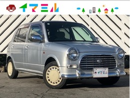 ダイハツ ミラジーノ 660 リミテッド 本木製革巻きコンビステア 木目調パネル ベ