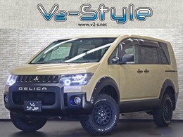 三菱 デリカD：5 2.4 G ナビパッケージ 4WD オリジナルOFFROADカスタムj/電動SD