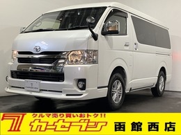 トヨタ ハイエース 2.7 GL ロング ミドルルーフ 4WD モデリスタ 後席モニタ DVD BCカメラ ETC